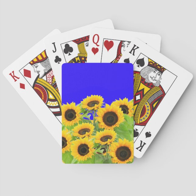 Sunflowers Playing Cards (Back)