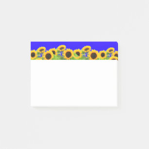 Sunflowers Post-it Notes