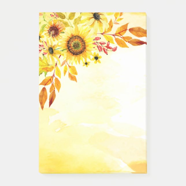 Sunflowers Post-it Notes (Front)