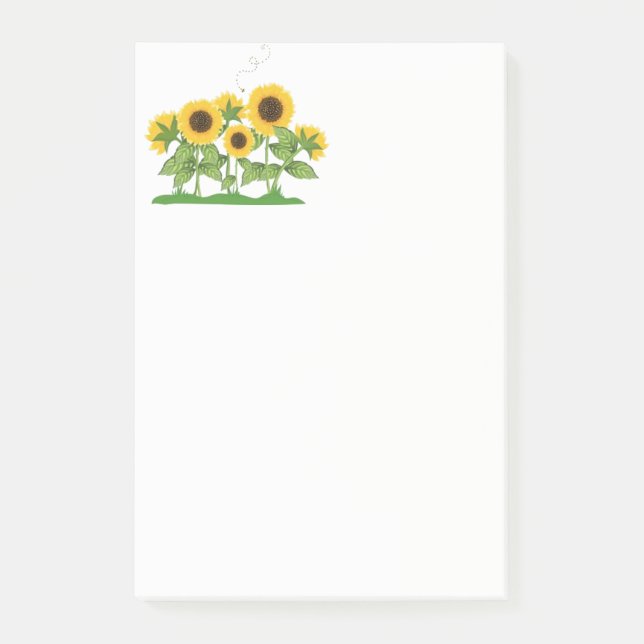 Sunflowers Post-it-Notes Post-it Notes (Front)