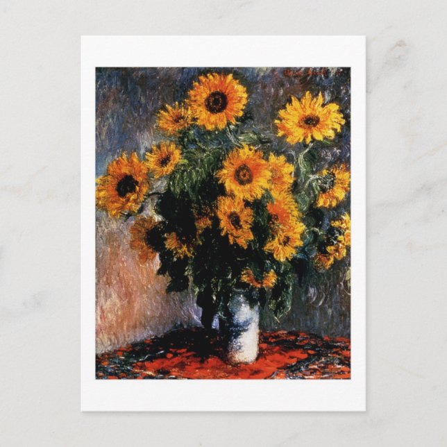 Sunflowers postcard (Front)
