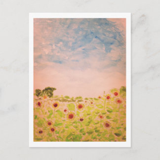 Sunflowers Postcard