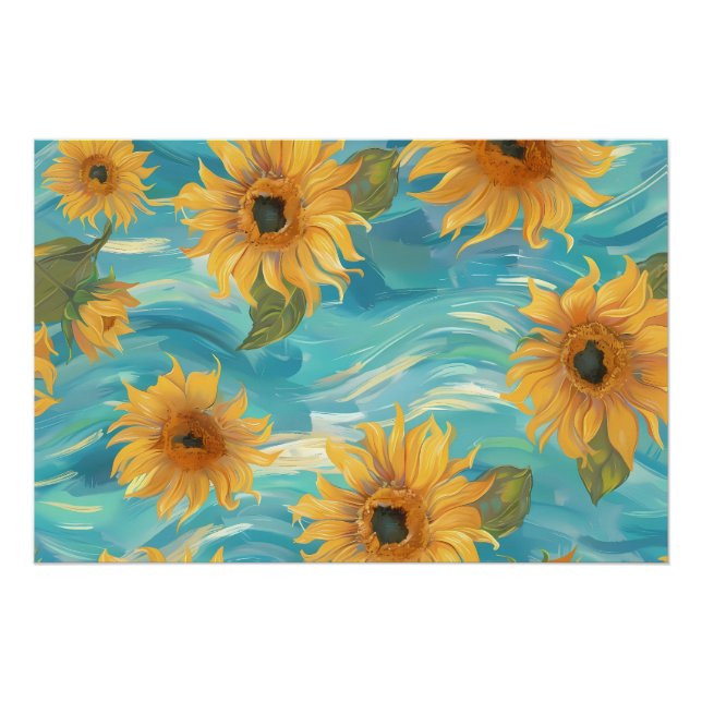 Sunflowers Poster (Front)
