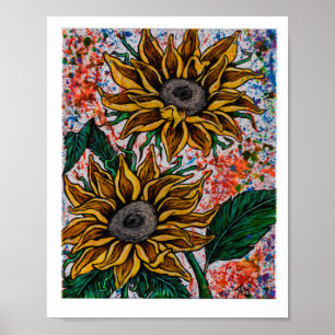 Sunflowers Poster