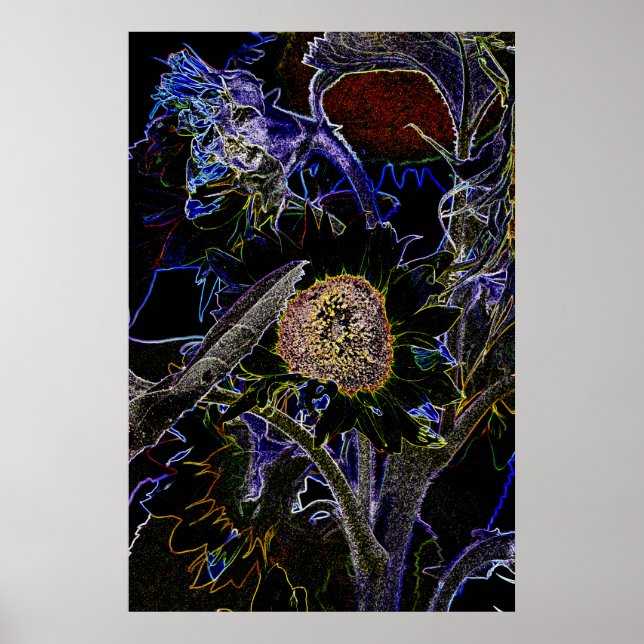 SUNFLOWERS POSTER (Front)