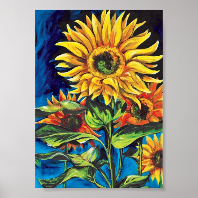Sunflowers Posters Prints (Front)