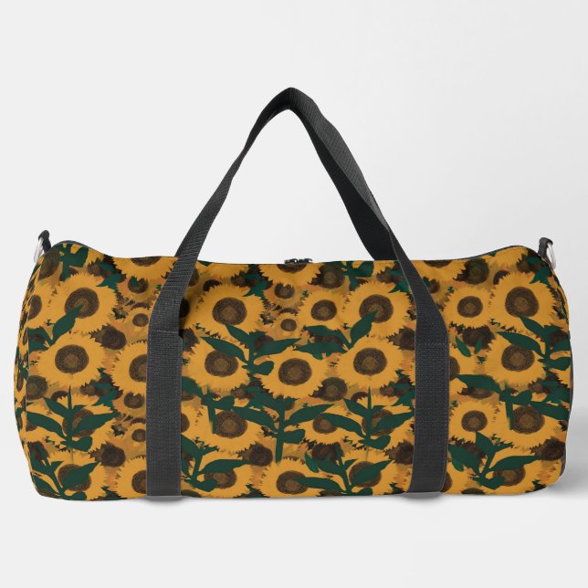  Sunflowers Print Cut Sew Bag (Front)