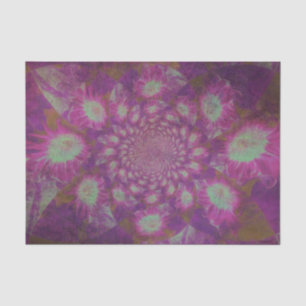Sunflowers Purple Pastel Abstract Art Decoupage Tissue Paper