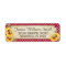 Sunflowers Rustic Country Picnic Wedding Label
