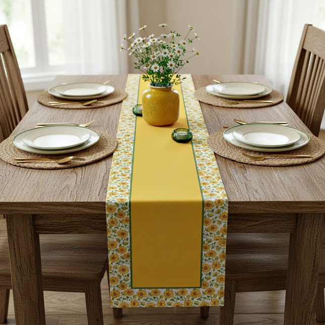 Sunflowers Short Table Runner (Creator Uploaded)