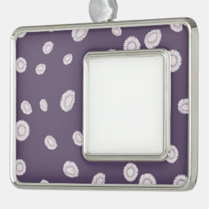 Sunflowers Silver Plated Framed Ornament