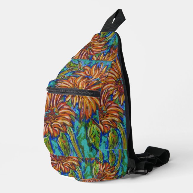 Sunflowers Sling Bag (Right Corner)