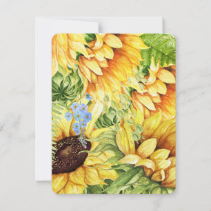 Sunflowers Stationery / Invitations