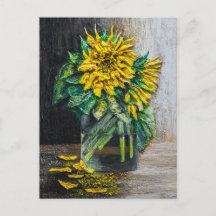 Sunflowers Still Life Acrylic Painting