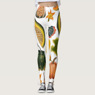 Sunflowers Summer: Vintage Watercolor Pattern Leggings