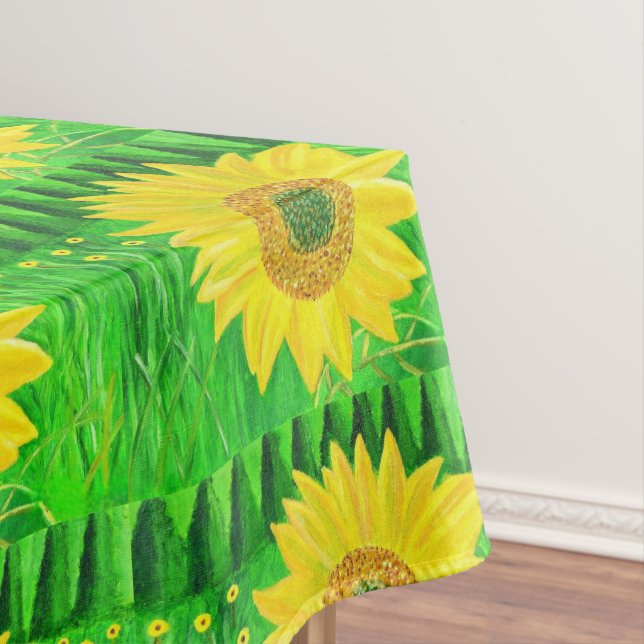 Sunflowers tablecloth  (In Situ)