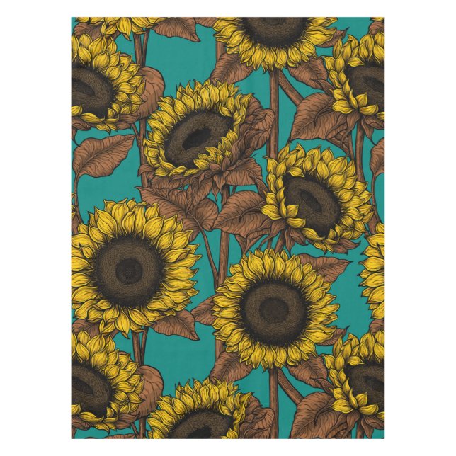 Sunflowers Tablecloth (Front)