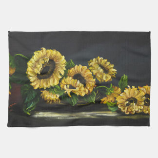 Sunflowers Tea Towel