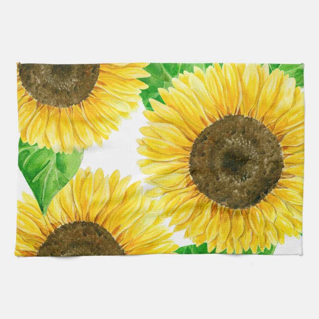 Sunflowers Tea Towel (Horizontal)