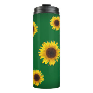Sunflowers thermal tumbler
