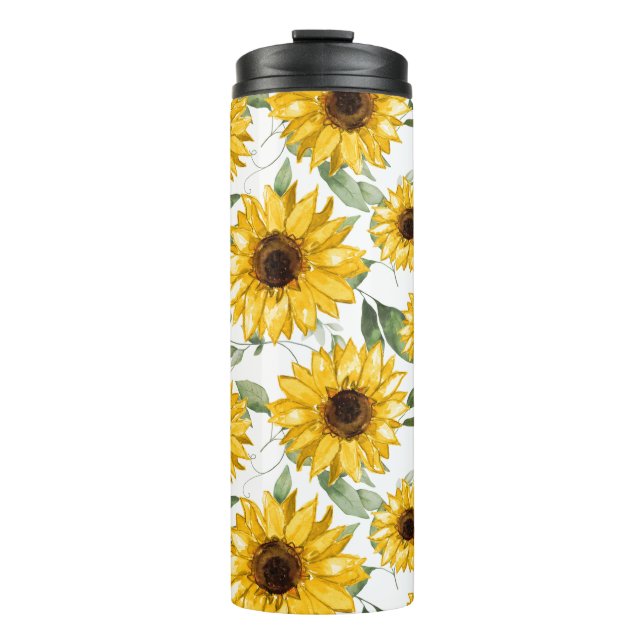 Sunflowers  thermal tumbler (Front)