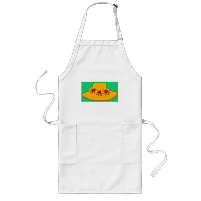 Sunflowers Three    Long Apron (Front)