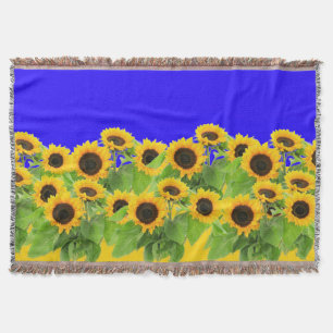 Sunflowers Throw Blanket