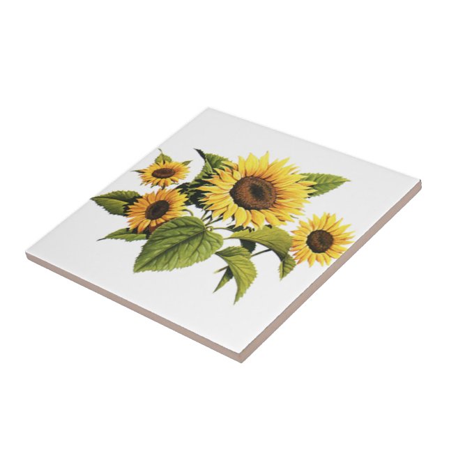 Sunflowers Tile (Side)