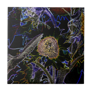 SUNFLOWERS TILE