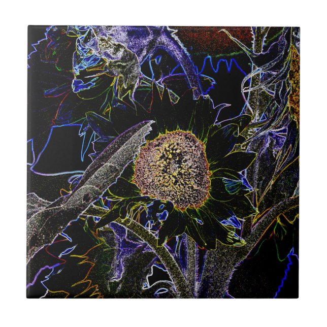 SUNFLOWERS TILE (Front)