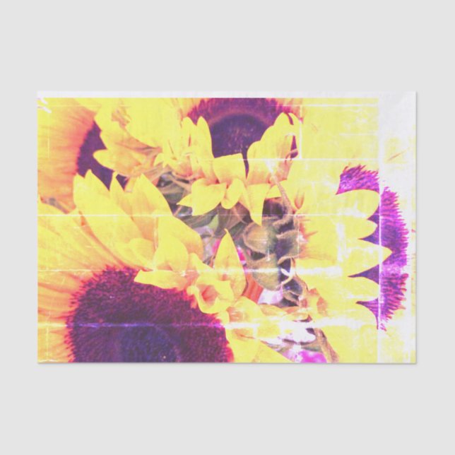 Sunflowers Tissue Paper (Front)