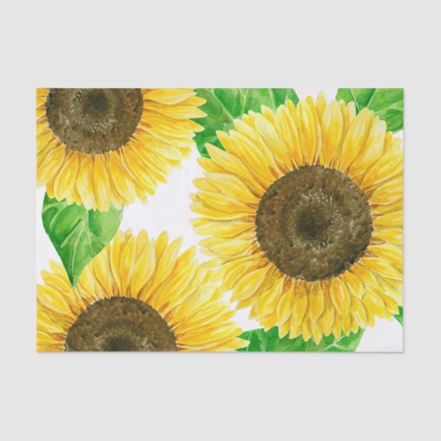 Sunflowers Tissue Paper (Front)