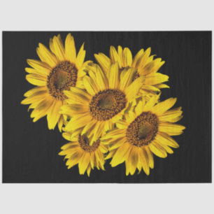Sunflowers tissue paper