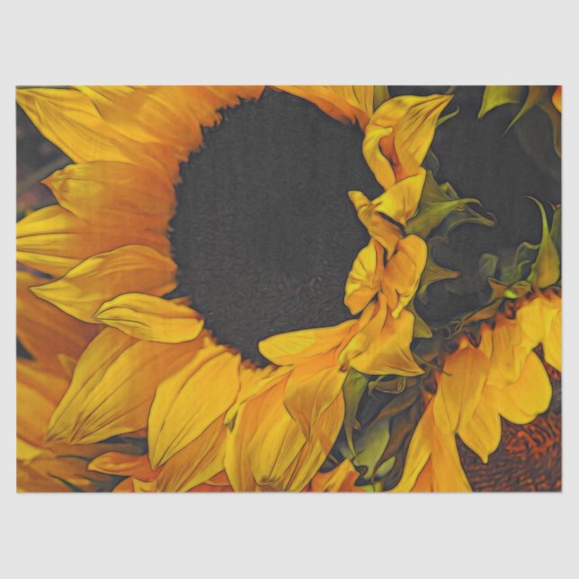 Sunflowers Tissue Paper (Front)