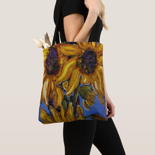 Sunflowers Tote Bag (Close Up)