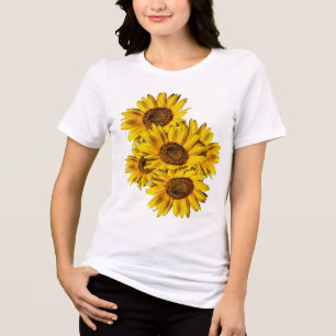 Sunflowers  Tri-Blend shirt