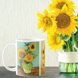 Sunflowers Triptych by Vincent van Gogh Coffee Mug