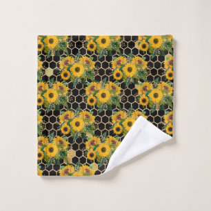 Sunflowers Turn Naturally Toward The Light Wash Cloth