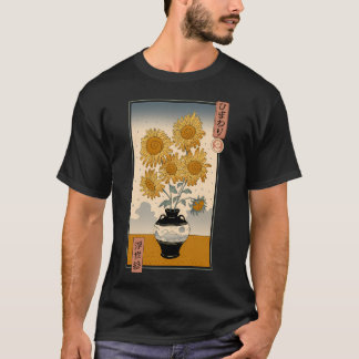 Sunflowers Ukiyo-E T-Shirt