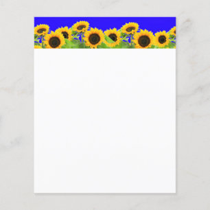 Sunflowers - Ukrainian Flag Peace Freedom Ukraine