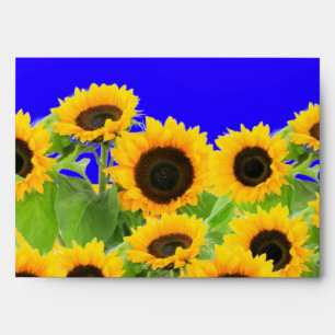 Sunflowers - Ukrainian Flag Peace Freedom Ukraine Envelope