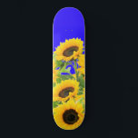 Sunflowers - Ukrainian Flag Peace Freedom Ukraine  Skateboard<br><div class="desc">Sunflowers - Ukrainian Flag Peace Freedom Ukraine - Support Independence Together - Victory ! Let's make the world a better place - everybody together ! A better world begins - depends - needs YOU too ! You can transfer to 1000 Zazzle products. Resize and move or remove and add elements...</div>