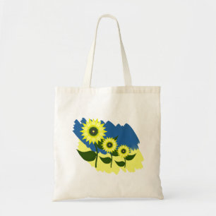 Sunflowers Ukrainian. Ukraine Flag. Free Ukraine  Tote Bag
