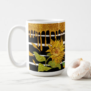 Sunflowers Unique and Whimsical Coffee Mug