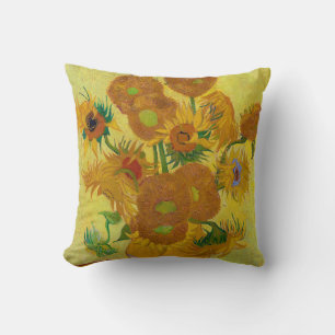 Sunflowers, Vincent van Gogh, 1889 Cushion
