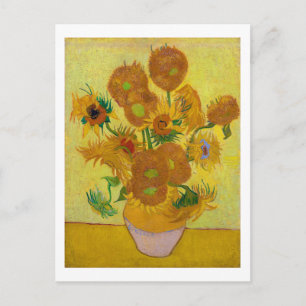 Sunflowers, Vincent van Gogh, 1889 Postcard