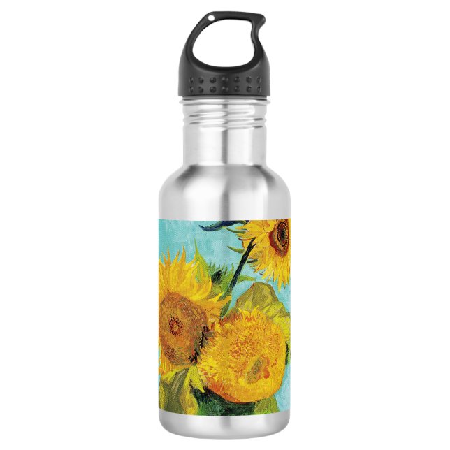 Sunflowers Vincent van Gogh    710 Ml Water Bottle (Front)