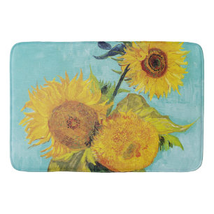 Sunflowers Vincent van Gogh   Bath Mat