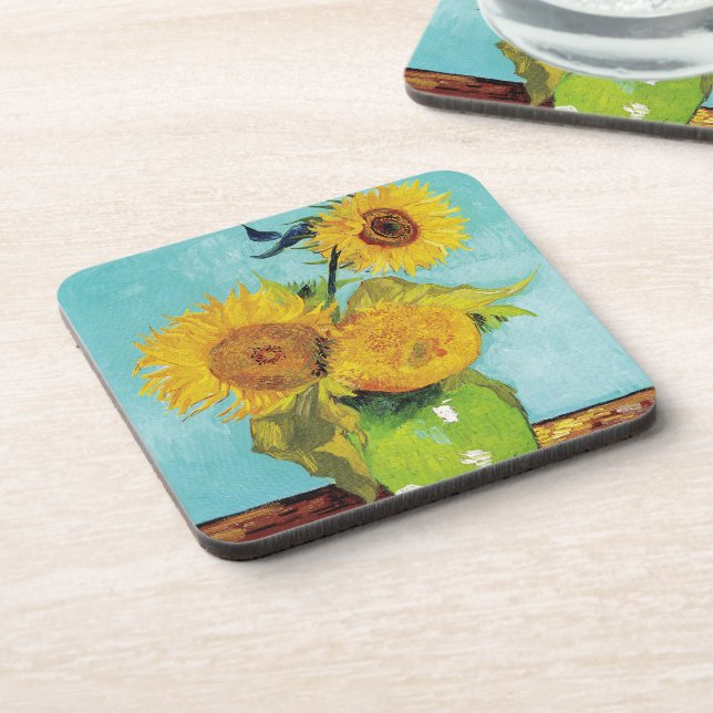 Sunflowers Vincent van Gogh  Coaster (Left Side)
