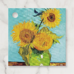 Sunflowers Vincent van Gogh   Favour Tags